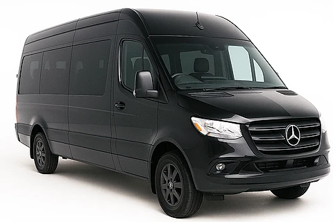 Mercedes-Benz Sprinter van for group transportation in NYC